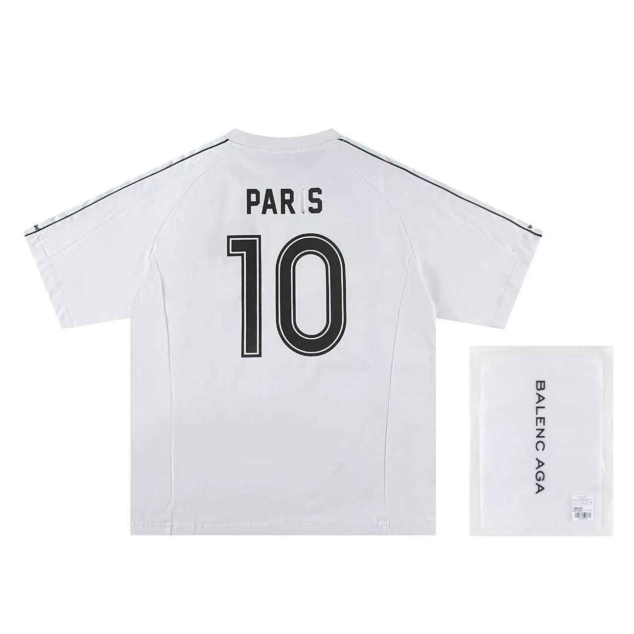 Balenciaga x Real Madrid Football Jersey Black T-Shirt - 14