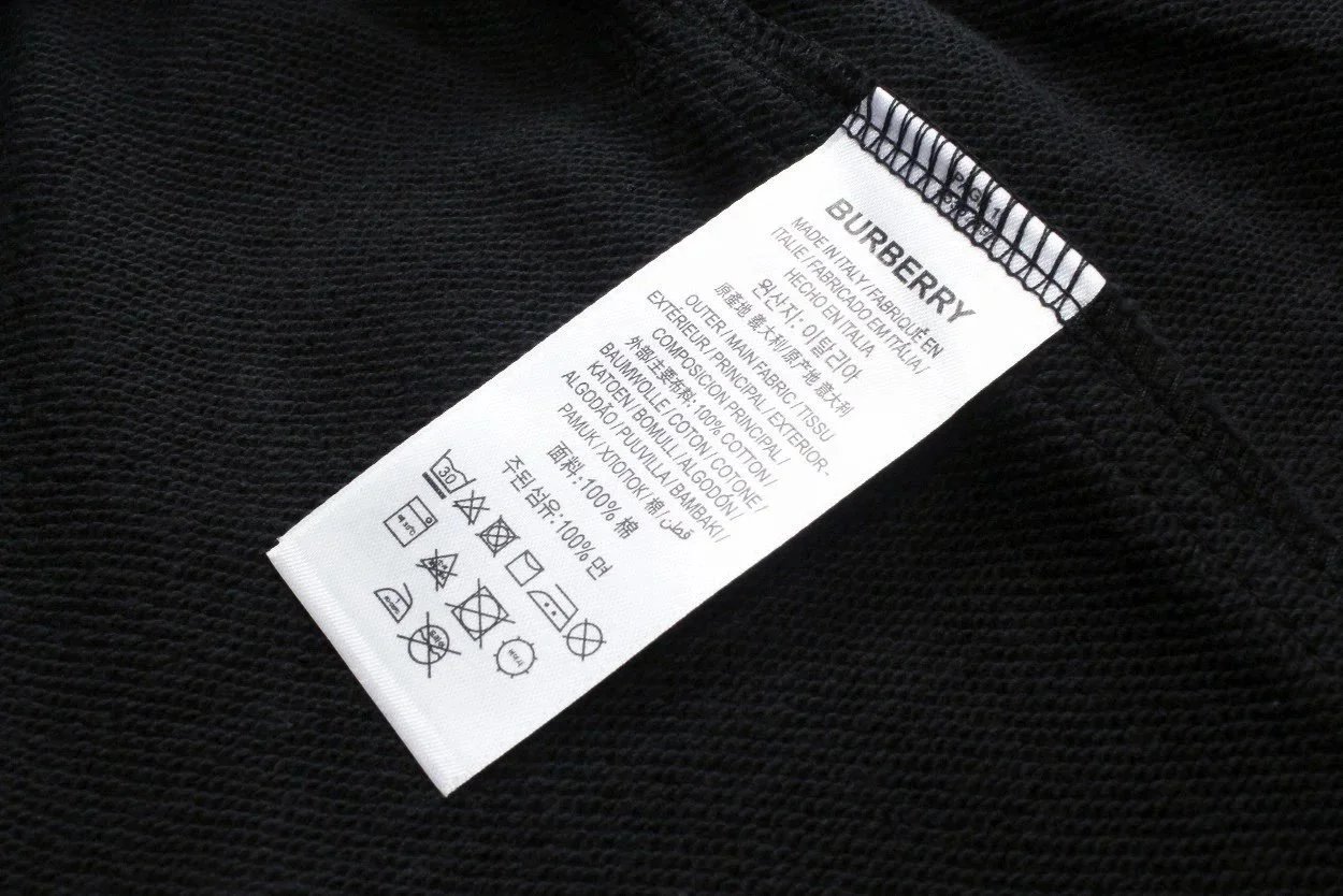 Burberry Tiger-Embroidered Drawstring Shorts Black - 10