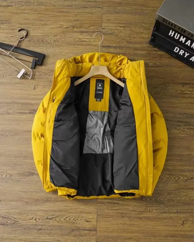 DESCENTE Down Jackets Hooded insulated jacket with zip pockets product detail image 8