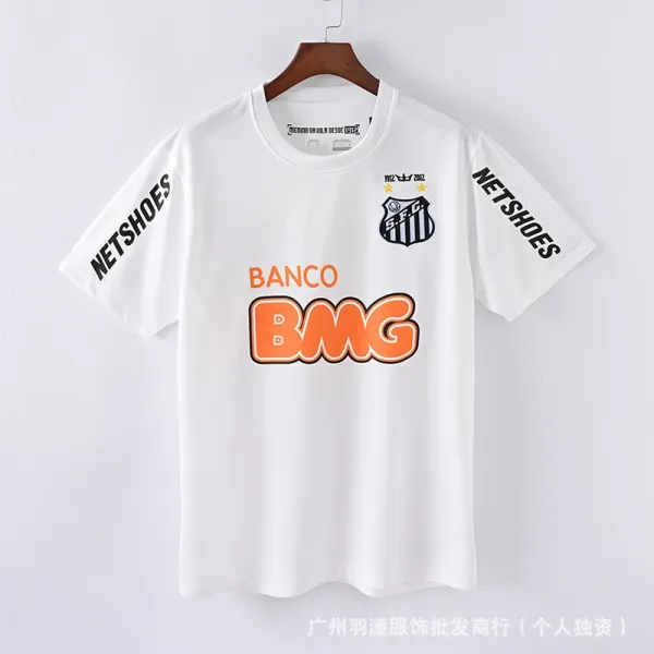 Santos FC x NETSHOES White BMG Sponsor Jersey - 1