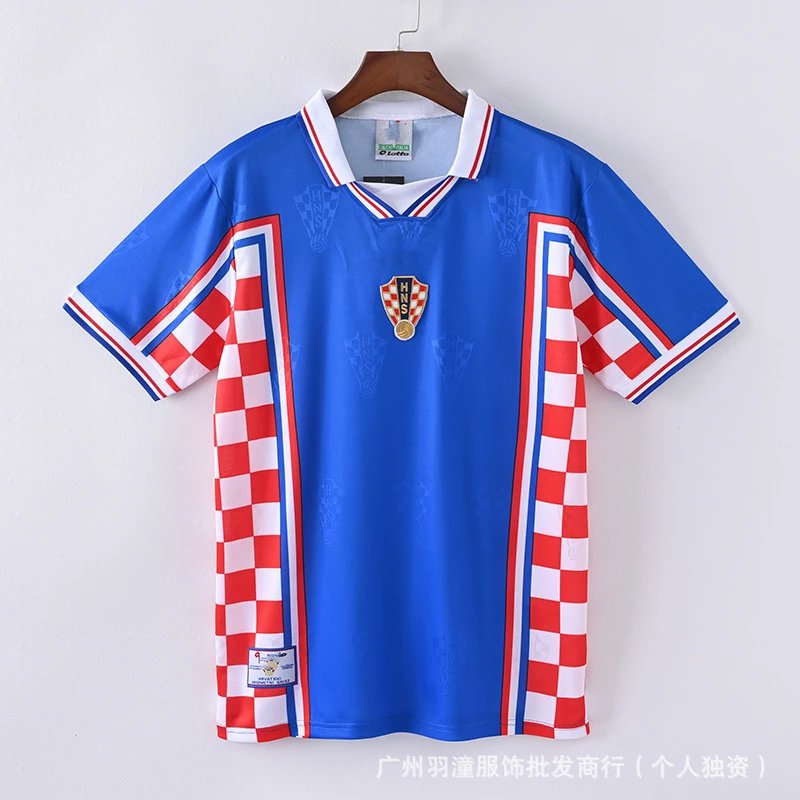 Spain National Team 1994 World Cup Away Jersey White/Red/Orange Polo - 32