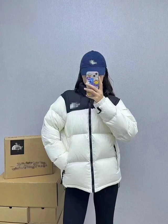 The North Face Down Jackets 1996 Nuptse Color-Block Puffer Jacket product detail image 7