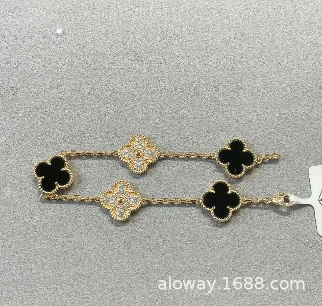 【带钻】玫瑰金色黑玛瑙