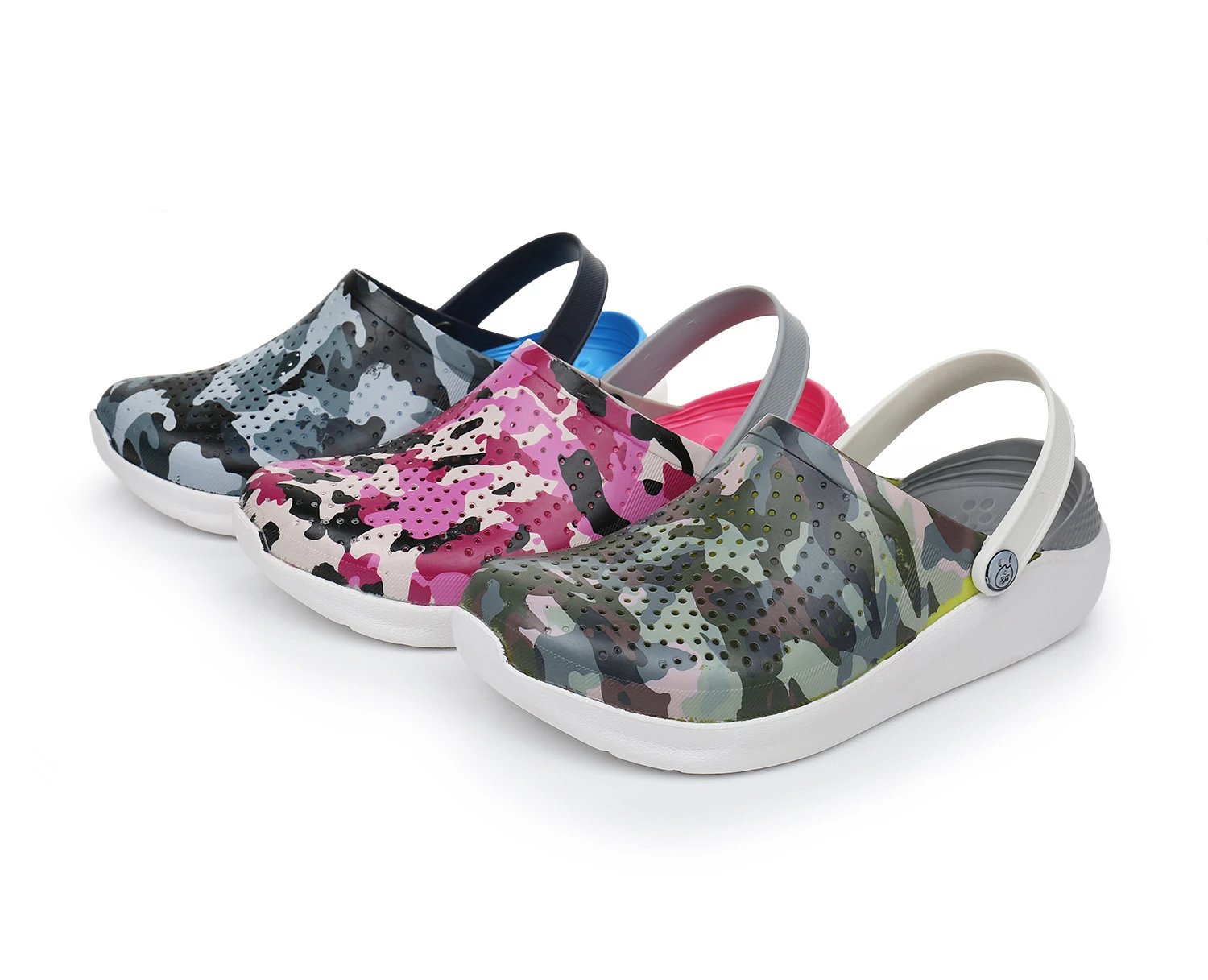 Crocs Classic Leopard Print Clog Pink Black - 4