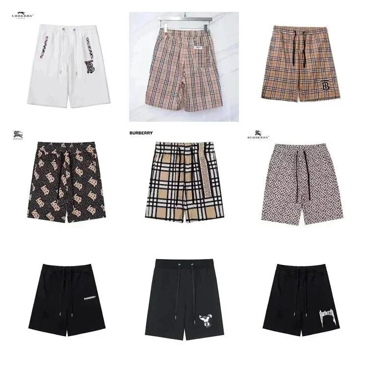 Burberry Tiger-Embroidered Drawstring Shorts Black - 5