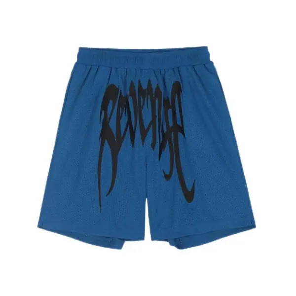Corteiz Revenge Mesh Shorts Blue - 3