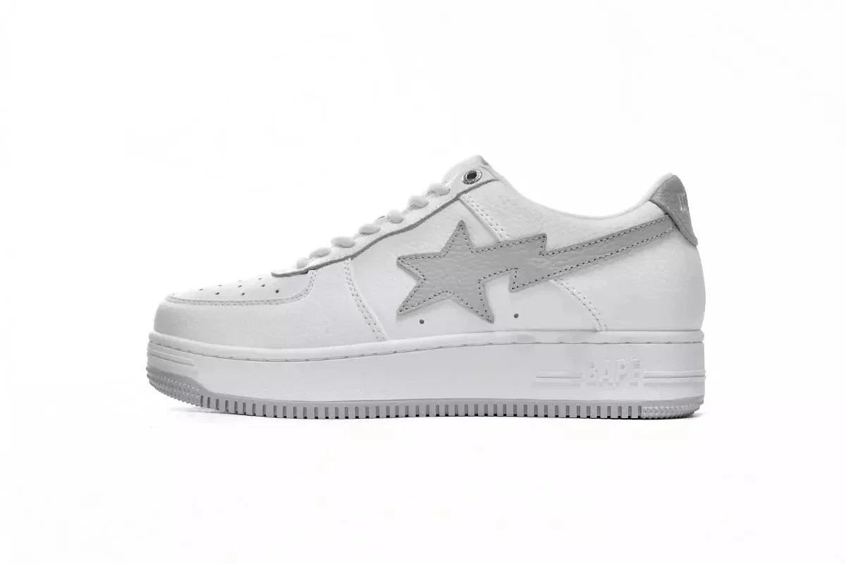 A Bathing Ape Sneakers BAPE STA low-top — White Grey