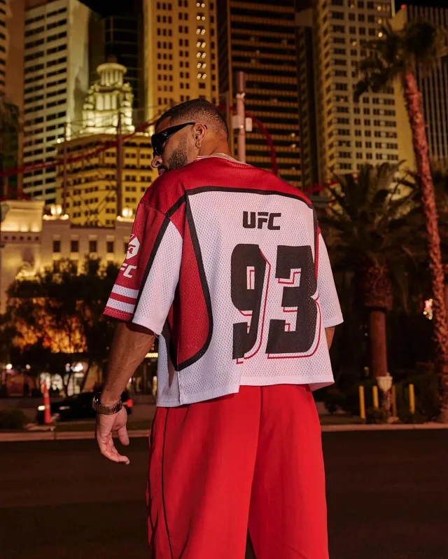 YoungLA T-Shirts UFC 93 Mesh V-Neck Jersey product detail image 10