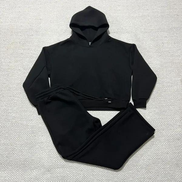 Design Cropped Zip-Up Hoodie Gray - 10