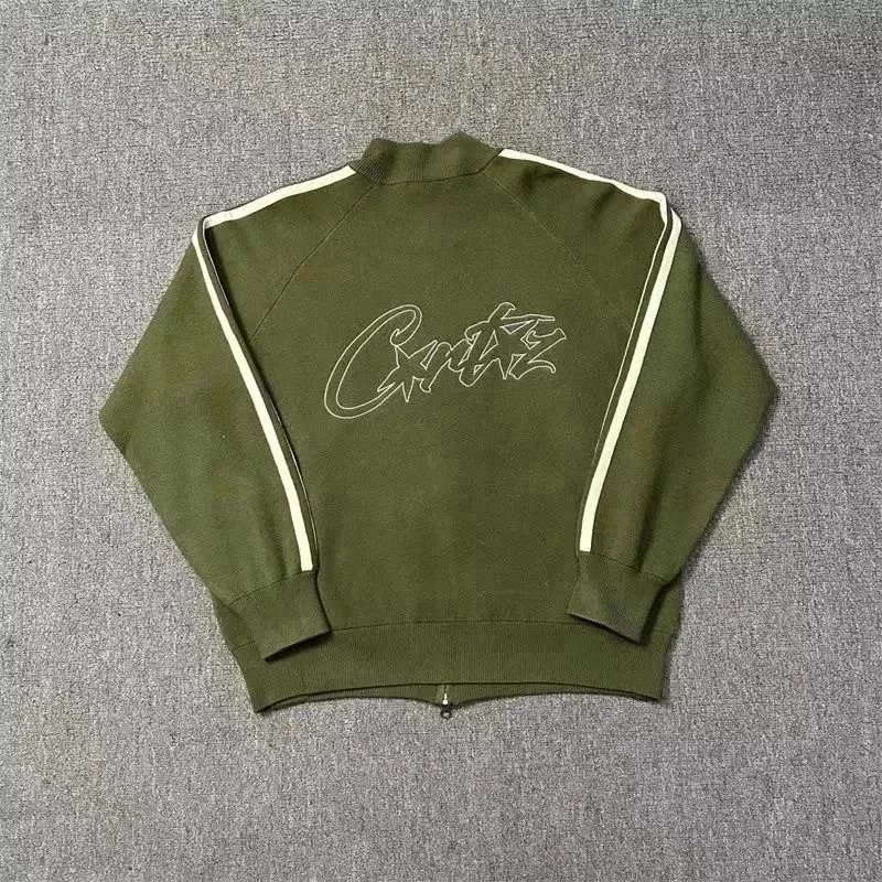 Corteiz Track Jacket Brown Outerwear - 8