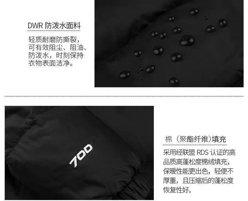 The North Face 1996 Retro Nuptse Pink Black Down Jacket - 3