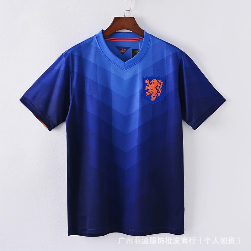 Spain National Team 1994 World Cup Away Jersey White/Red/Orange Polo - 16