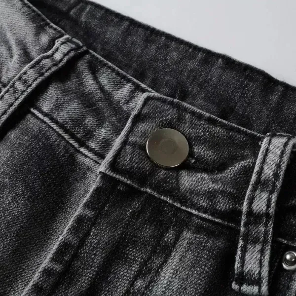 Amiri Distressed Black Slim Fit Jeans - 3