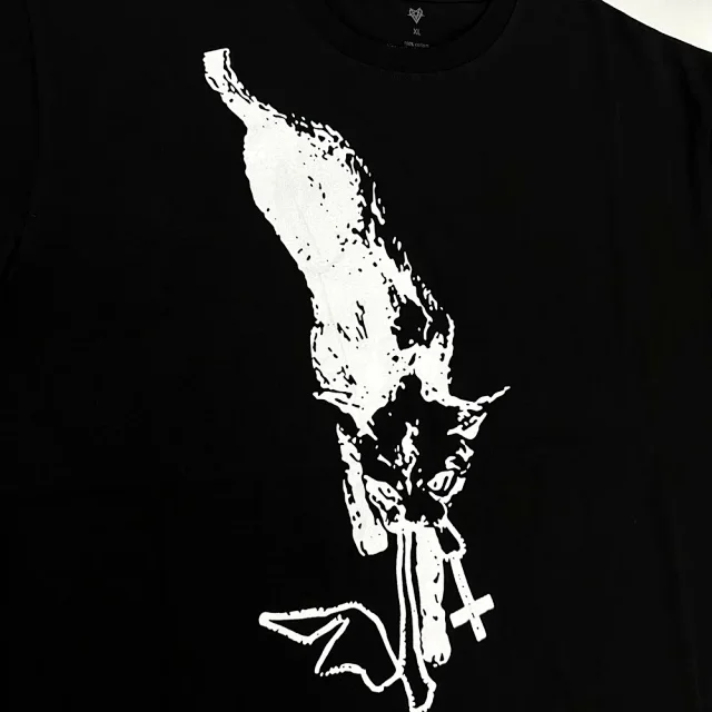 Destroy Lonely T-Shirts Occult Symbol Print product detail image 2