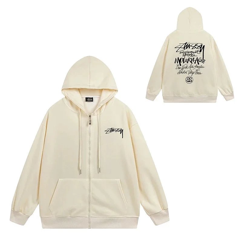 Stüssy 8-Ball Zip-Up Hoodie Black - 10