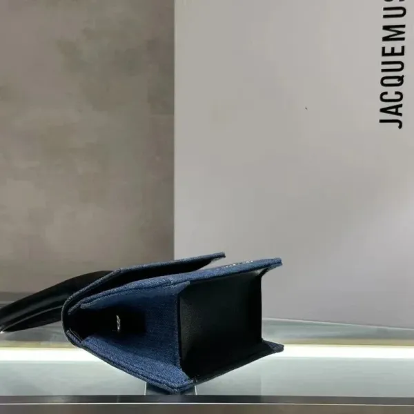 Jacquemus Le Chiquito Denim Blue Shoulder Bag - 8