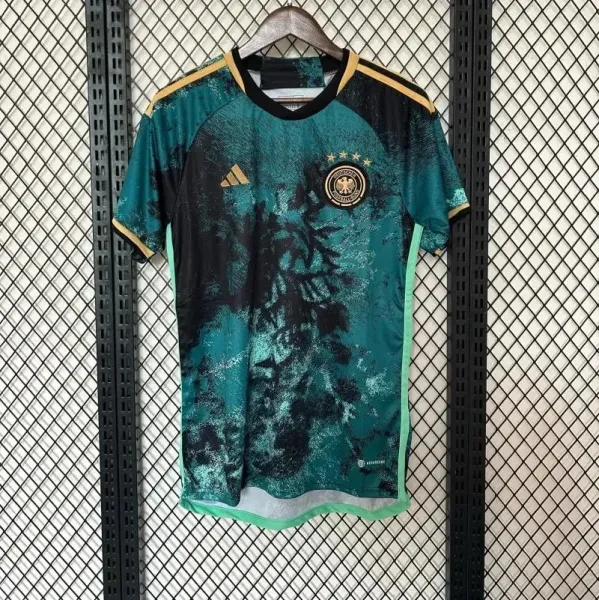 Adidas Germany National Team 2024 Away Jersey Teal Camo - 1