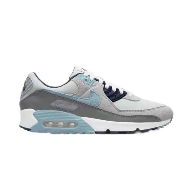 Nike Air Max 90 Light Aqua Gray Sneakers - 19