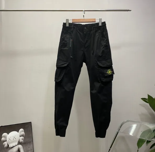 Stone Island Cargo Pants Black - 1