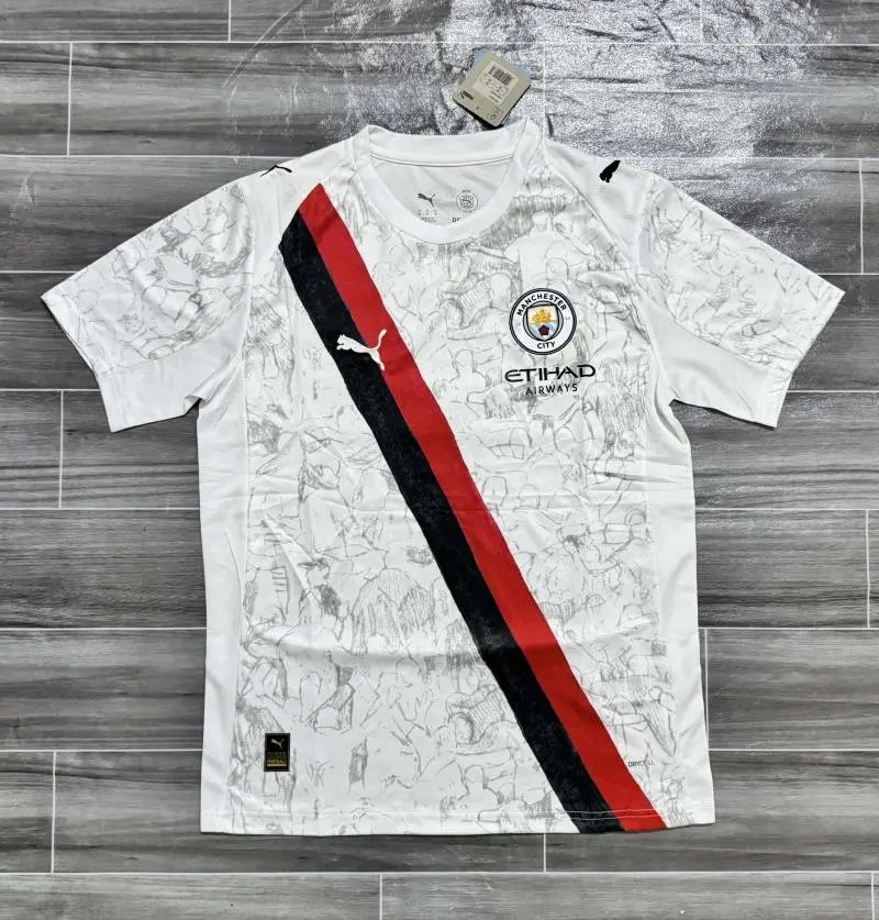Adidas Olympique Lyonnais 2023-24 Third Jersey Black/Red/Blue - 11