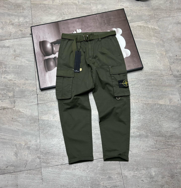 Stone Island Cargo Pants Army Green Pants