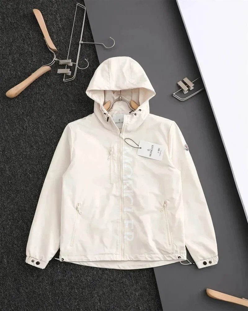 Moncler Genius Windbreaker White Jacket - 11