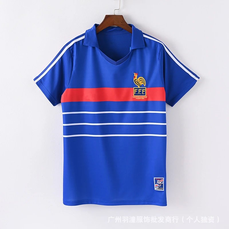 Spain National Team 1994 World Cup Away Jersey White/Red/Orange Polo - 12