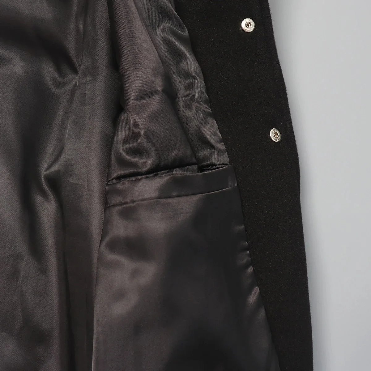 Karl Lagerfeld x Agerfel Varsity Jacket Black and Cream Outerwear - 7