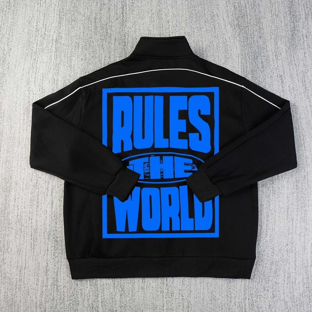 Corteiz Track Jacket Black with Pink Logo - 10