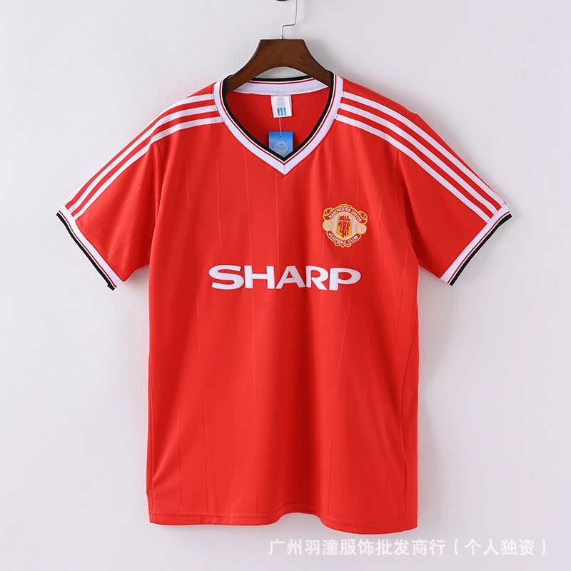 Spain National Team 1994 World Cup Away Jersey White/Red/Orange Polo - 11