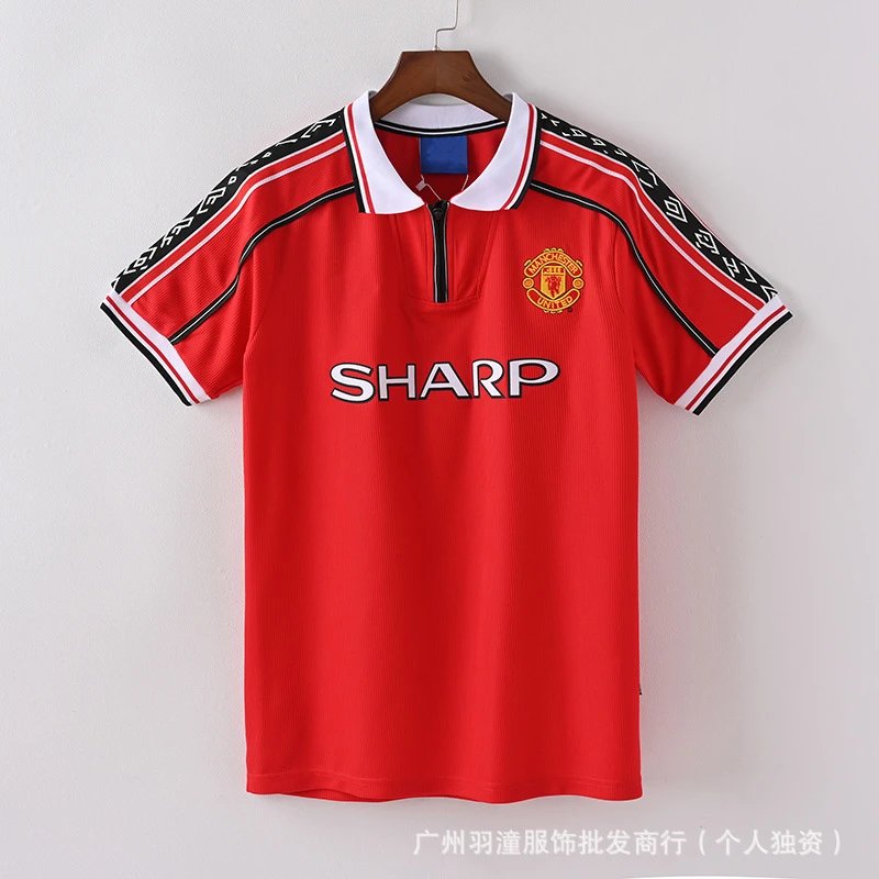Spain National Team 1994 World Cup Away Jersey White/Red/Orange Polo - 3