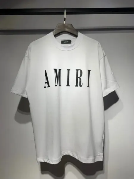 Amiri Bold Logo White T-Shirt - 1
