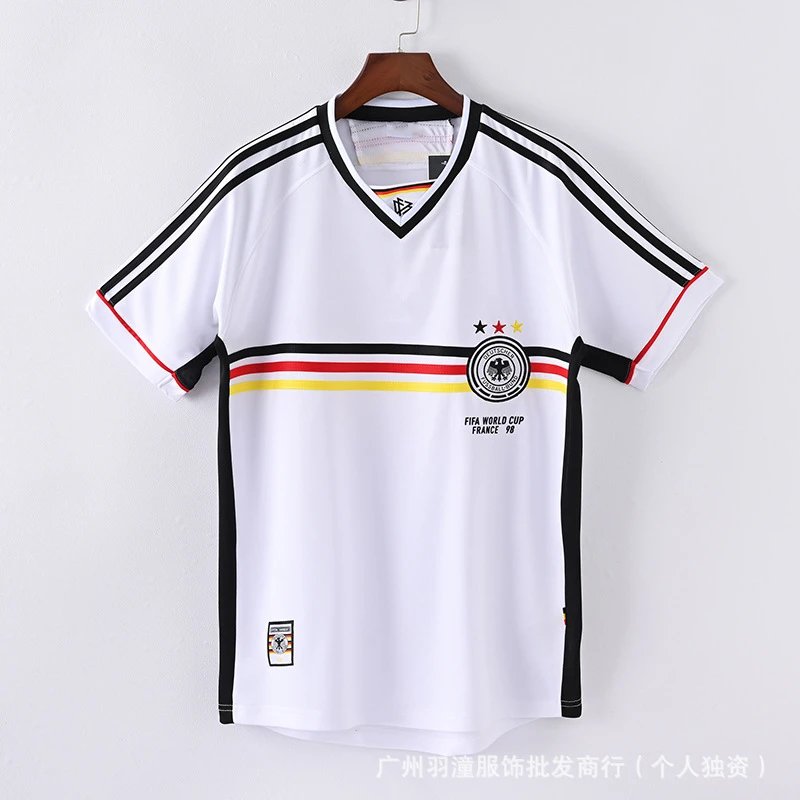 Spain National Team 1994 World Cup Away Jersey White/Red/Orange Polo - 39