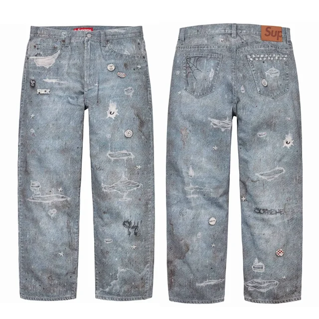 Supreme Jeans Loose-Fit Denim product detail image 2