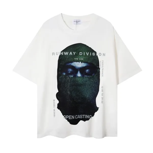 Runway Division Open Casting White Graphic T-Shirt - 1