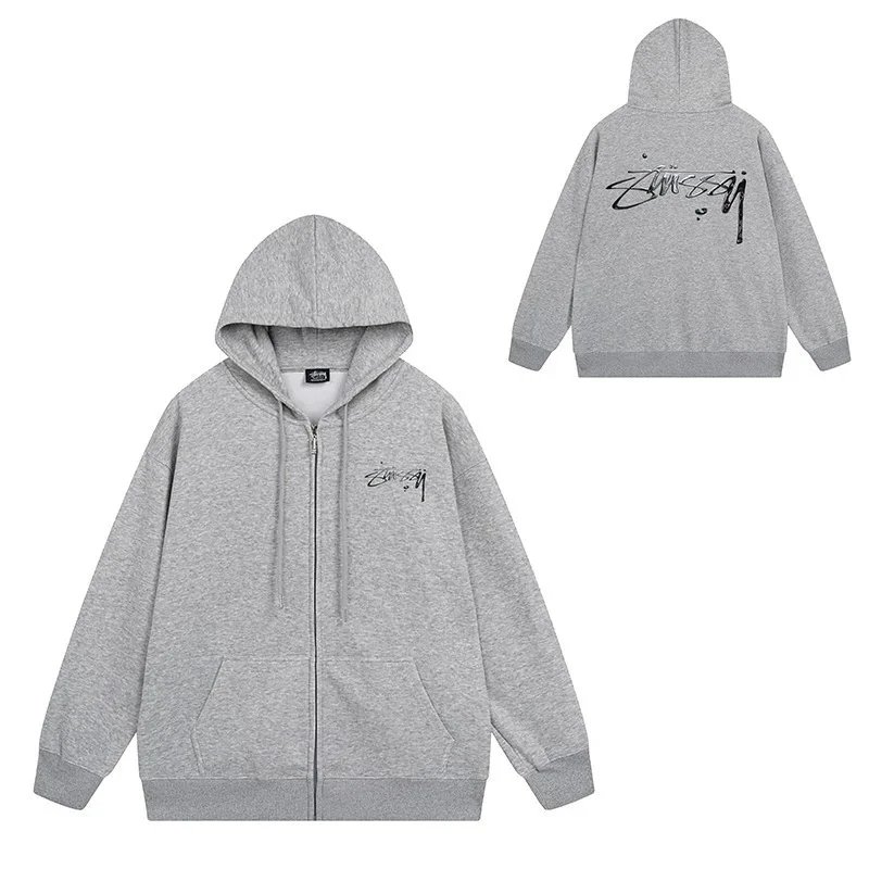 Stüssy 8-Ball Zip-Up Hoodie Black - 9