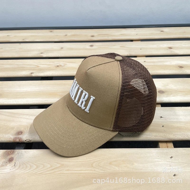 AMI Paris Logo Embroidered Two-Tone Baseball Cap - 49