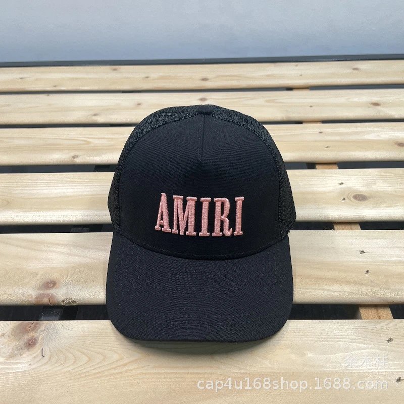 AMI Paris Logo Embroidered Two-Tone Baseball Cap - 56