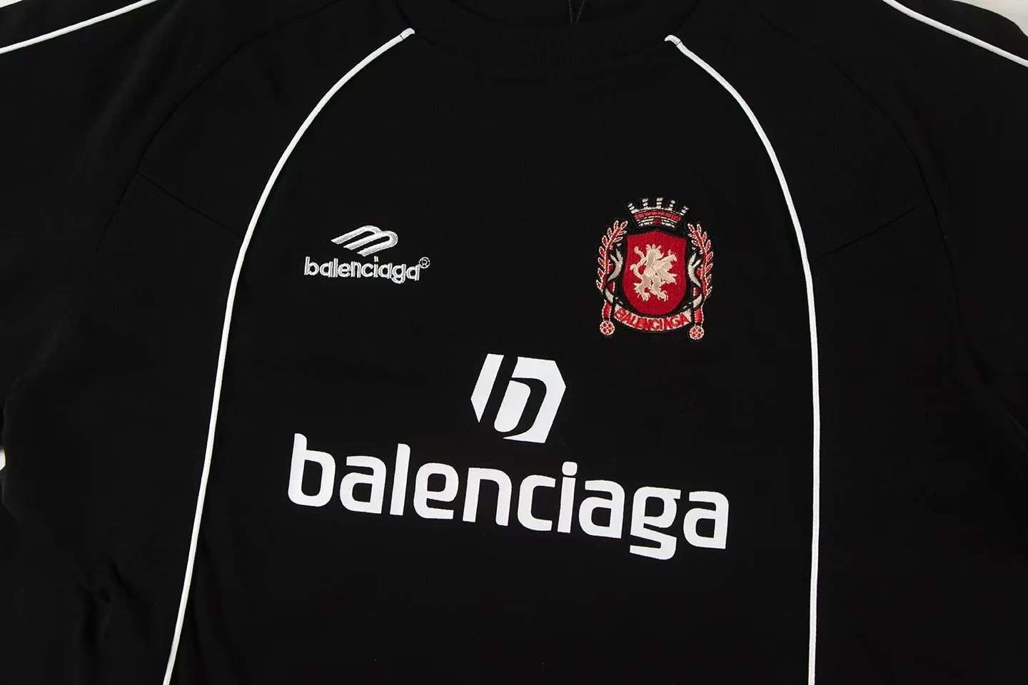 Balenciaga x Real Madrid Football Jersey Black T-Shirt - 11