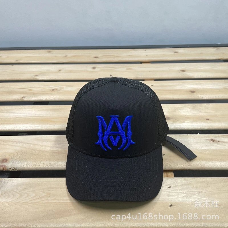 AMI Paris Logo Embroidered Two-Tone Baseball Cap - 18