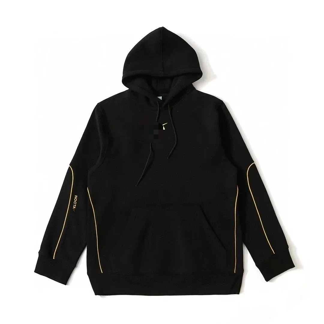 NOCTA x Nike Hoodie Black with Gold Trim - 1