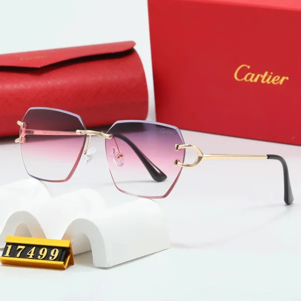 Cartier Panthère De Cartier Gradient Pink Gold Sunglasses - 1