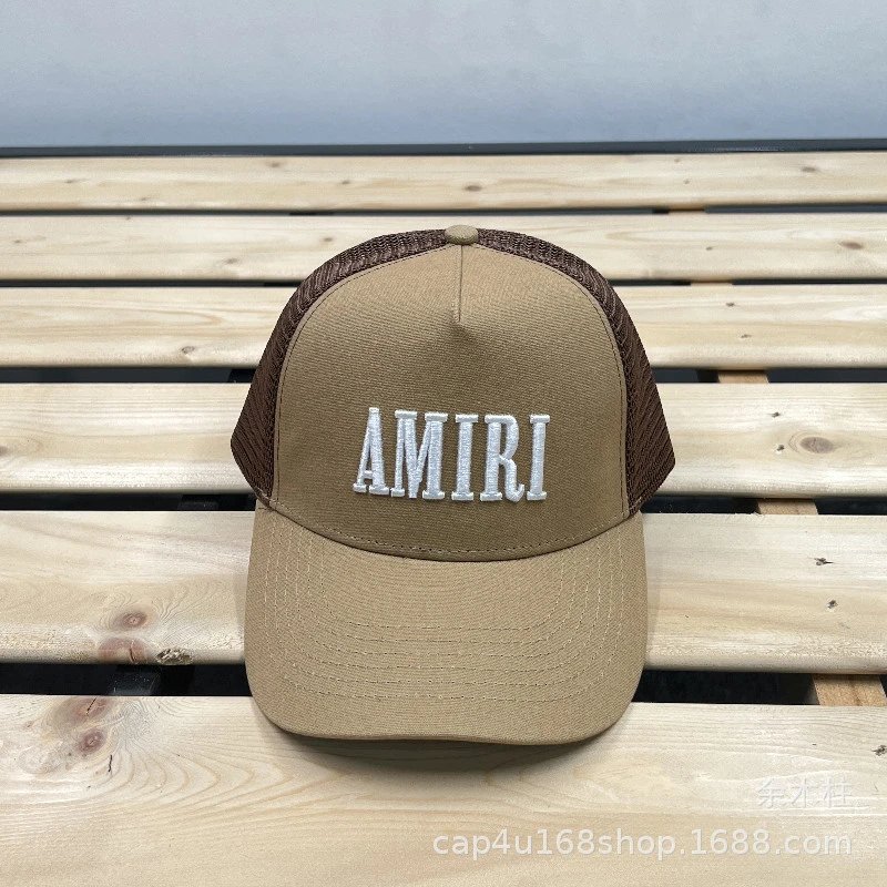 AMI Paris Logo Embroidered Two-Tone Baseball Cap - 48