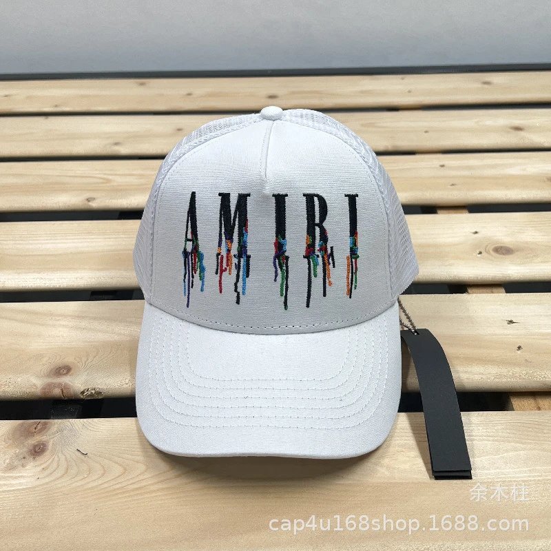 AMI Paris Logo Embroidered Two-Tone Baseball Cap - 62