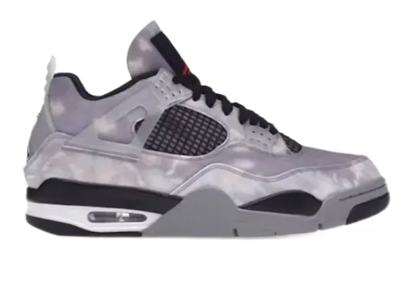 Air Jordan 4 Retro 'Cool Grey' Tie-Dye Sneakers - 1