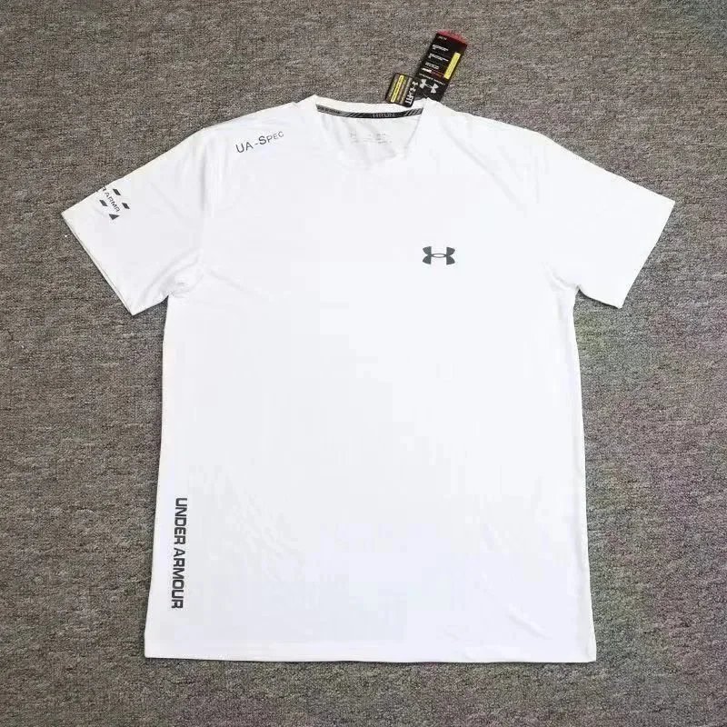 Under Armour Threadborne Tech T-Shirt Charcoal Gray Activewear Top - 4