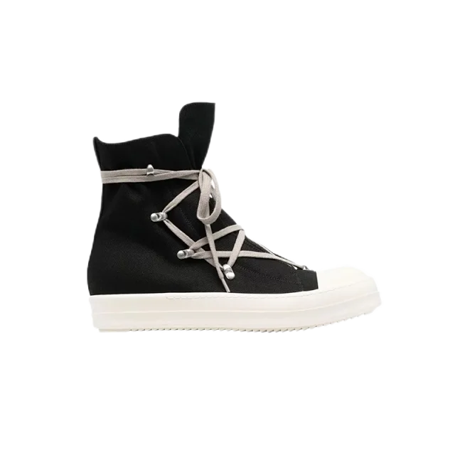 Unbranded Sneakers High-top lace-up with contrast rubber toe cap product detail image 2