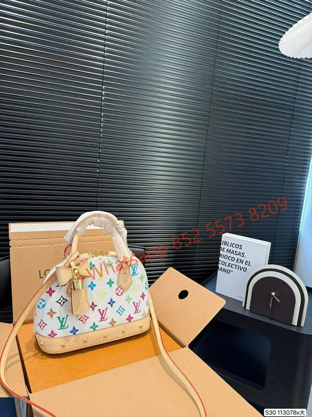 Louis Vuitton Handbags White Multicolor Monogram Handbag product detail image 7