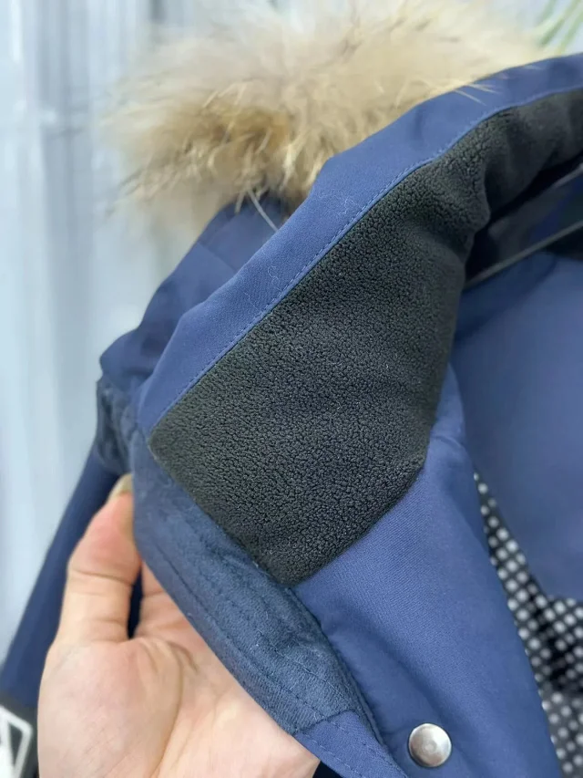 New York Yankees Down Jackets Fur-Trim Hooded Utility Jacket product detail image 4