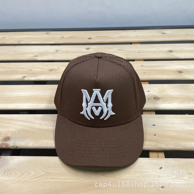 AMI Paris Logo Embroidered Two-Tone Baseball Cap - 14